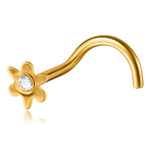 Stud nez plaqué 18k - stud,