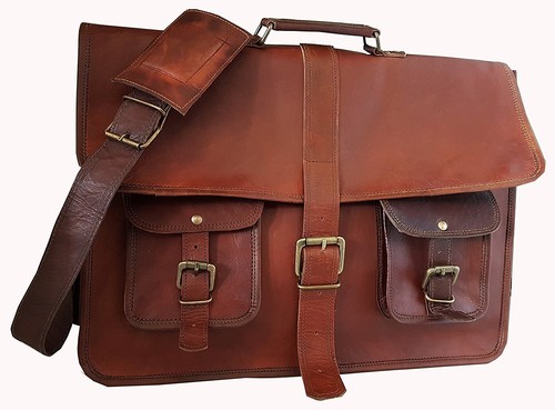 Sac cuir vintage messager - cuir,