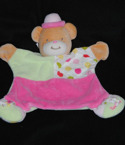 Peluche doudou ours - doudou, plat