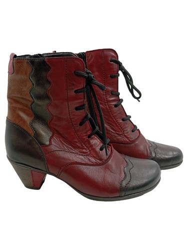 Remonte bottines femme rouge - remonte,