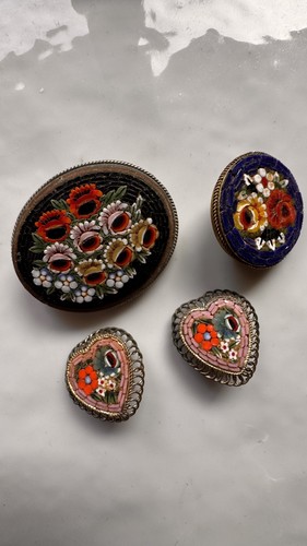 Lot bijoux vintage broches - lot,