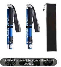 2 pc Bâtons de Marche Pliable