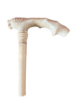 Manche d'ombrelle  au lion