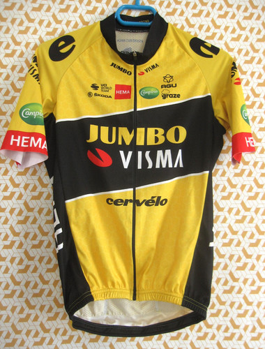 Maillot cycliste jumbo - jumbo, visma