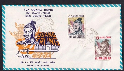 Fdc viet nam 28 1 - -, 28/1/1972