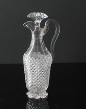 Huilier en cristal de baccarat le creusot pointe de diamant