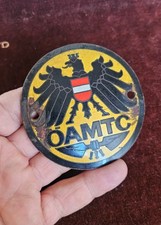 VINTAGE ENAMEL CAR CLUB BADGE