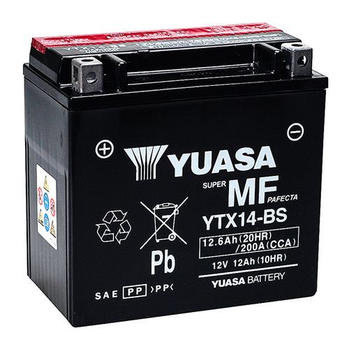 Batterie sèche yuasa ytx14 - sèche,