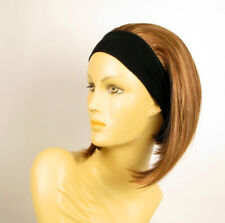 Perruque avec bandeau châtain