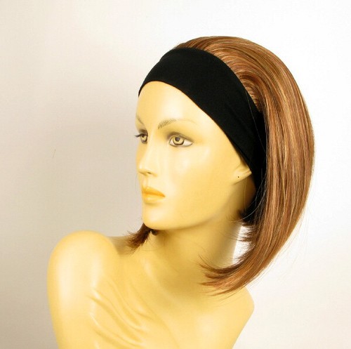 Turban chimio cheveux châtain - turban,