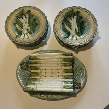 Service à asperges Majolique