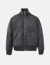 D  -  Superbe Blouson en Laine Gris  Fudam  Célio Taille S