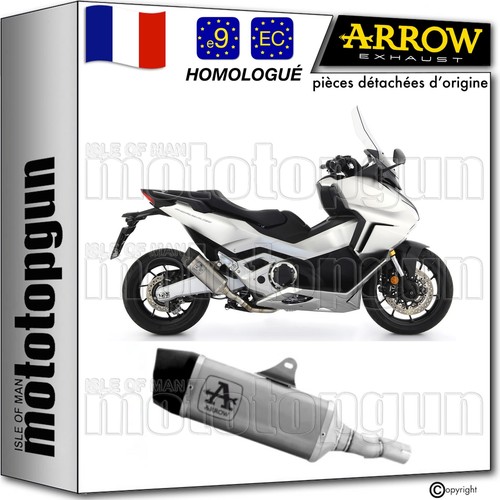 Arrow pot echappement - pot, approuve