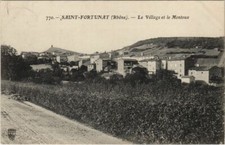 CPA St-FORTUNAT Le Village et