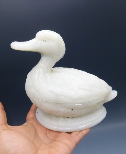 Ancienne bonbonnière opaline - bonbonnière,