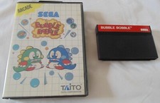 bubble bobble authentique version originale sega master system en boite