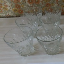 lot de 6 verres transparents