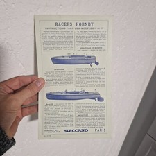 MECCANO/HORNBY 1933   FEUILLET