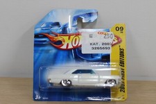 HOTWHEELS 1/64 '66 CHEVY NOVA 2007 FIRST EDITIONS (WHITE) N°K6141 DIE CAST MODEL
