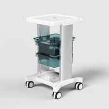 Chariot de laboratoire mobile pour salon de coiffure avec tiroirs coulissants et