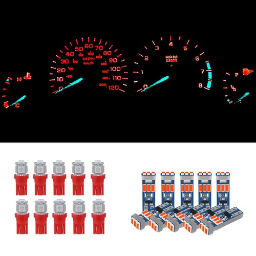 Red dash instrument cluster - red,