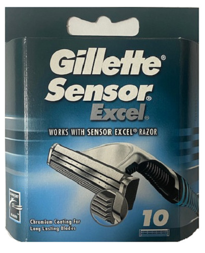 Gillette sensor excel chromium - gillette,