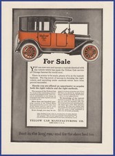 Vintage 1921 YELLOW CAB