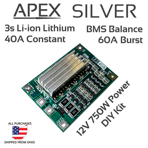 Bms 40a 60a li - 3s, 12.6v