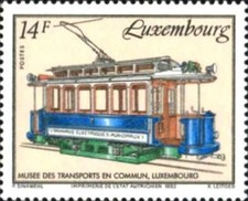 Timbre Trains (Tramway) Luxembourg 1274 ** - 84353FV