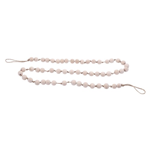 5ft white bead - bead, garland