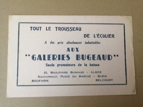 Ancien buvard publicitaire aux - ancien,