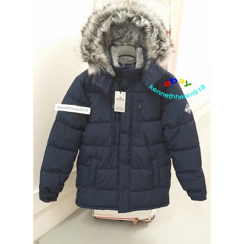 Hollister hooded puffer parka - hollister,