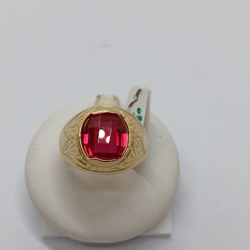 Bague homme jaune 18kt - or,