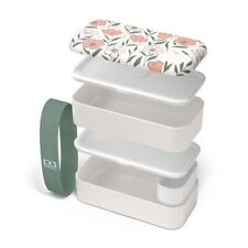 Ensemble Monbento graphic Bloom : Lunch Box Original + To-go Bottle M