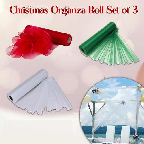 25m organza rouleau tissu - 25m,