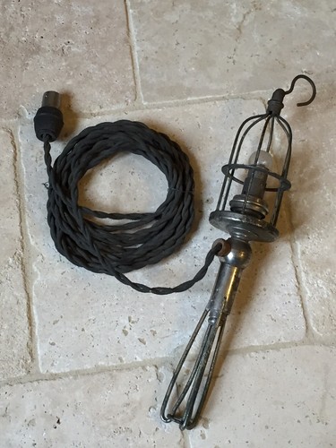 Ancienne lampe baladeuse - lampe,