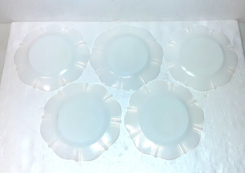 Assiettes anciennes verre - 5,