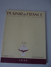 Revue Plaisir de France Juin 1938 N°45 Art Mode (18521)