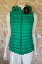 Doudoune sans manches verte
