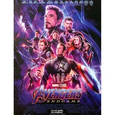 AVENGERS ENDGAME Original Movie Poster  - 15x21 in. - 2019 - Anthony Russo, Robe