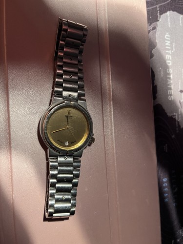 Seiko silver wave 7432 6010 - silver,