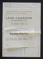 Facture Vierge  Champagne LEON