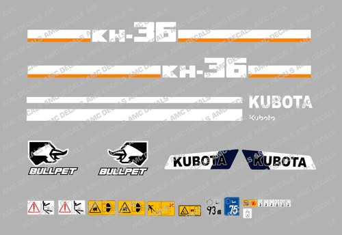 Kubota kh36 mini pelle - kubota,