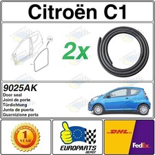 CITROËN C1 (2005-14) 3 PORTES JOINT DE PORTE CAOUTCHOUC GAUCHE ET DROITE 9025AK