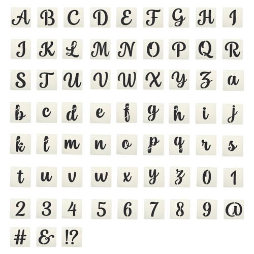 Pochoirs pour lettres - pochoirs,