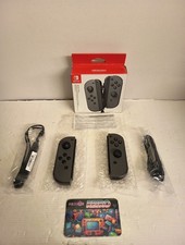 Paire de Joy-Con gris originaux pour Nintendo Switch