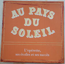 COFFRET DE 9  DISQUES VINYL 33 TOURS - L’OPÉRETTE " AU PAYS DU SOLEIL "