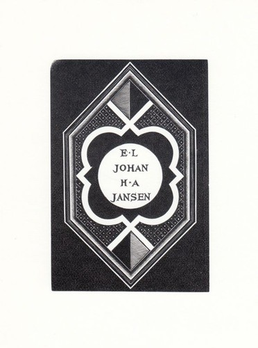 Exlibris blason bois - exlibris, en