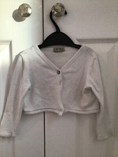 CARDIGAN BLANC BÉBÉ FILLE