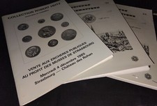 Lot de 3 catalogues de ventes